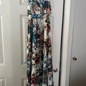 Floral Print Women's Maxi Dress
